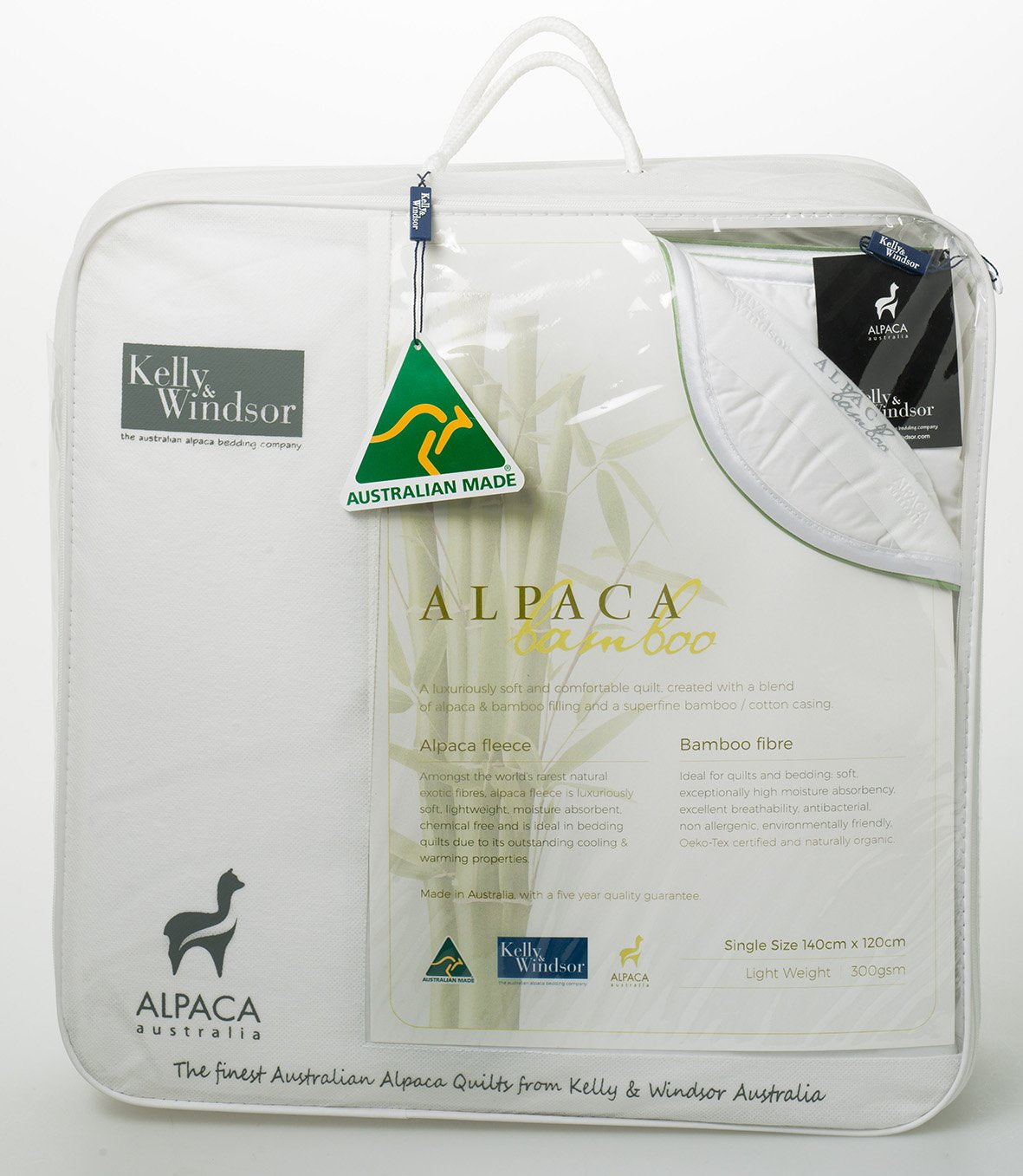 Alpaca Bamboo All Seasons Quilt twin pack | Kelly and Windsor Australian Alpaca Quilts