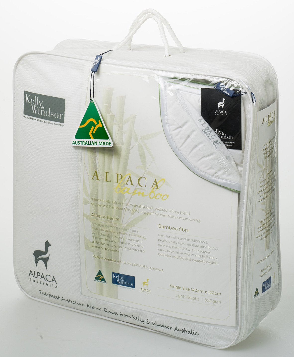 Alpaca Bamboo 200 Quilt | Kelly and Windsor Australian Alpaca Quilts
